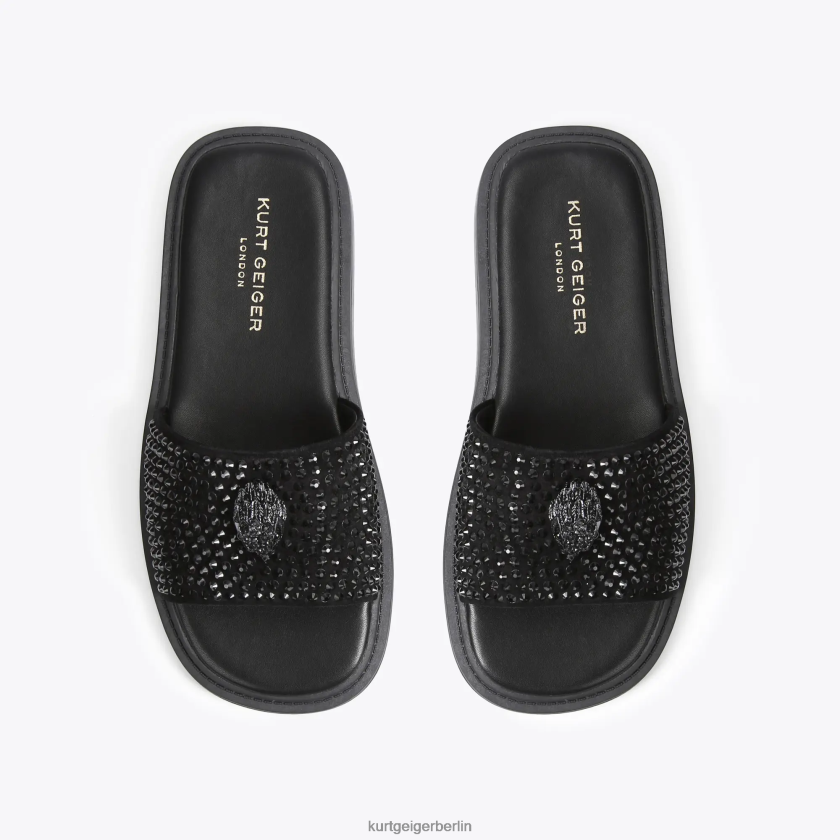 Kurt Geiger Männer Londoner Oscar-Juwel 882RTJ613 | Schuhwerk Schwarz