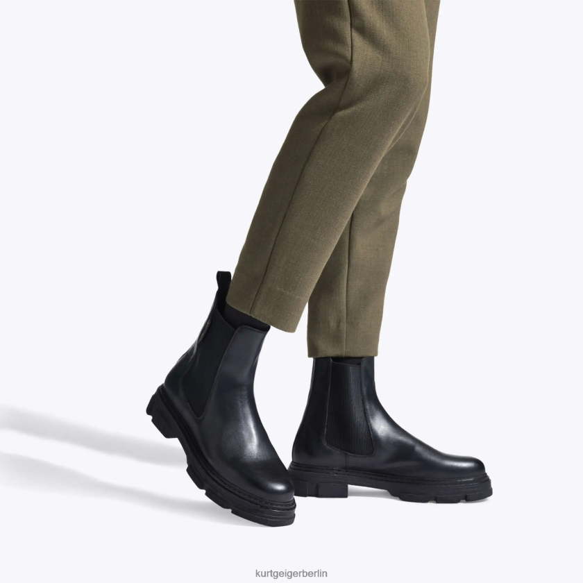 Kurt Geiger Männer London Bird Chelsea 882RTJ656 | Schuhwerk Schwarz