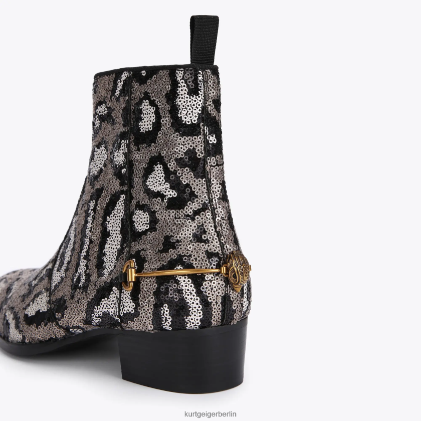 Kurt Geiger Männer London Gin Pailletten 882RTJ654 | Schuhwerk Beige-Kombination