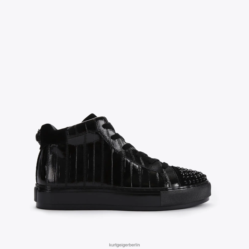 Kurt Geiger Männer London Laney Aal High Top 882RTJ605 | Schuhwerk Schwarz