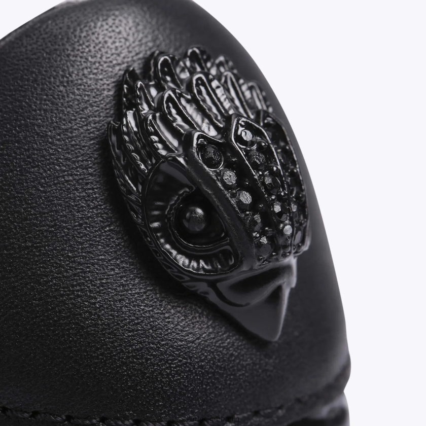 Kurt Geiger Männer London Laney Croc 882RTJ604 | Schuhwerk Schwarz