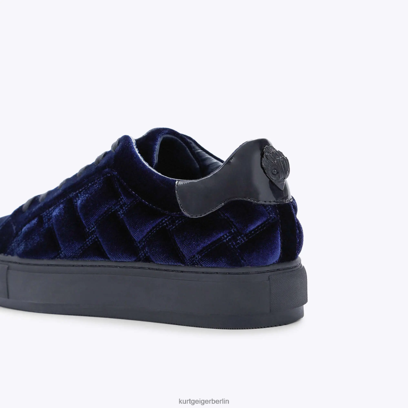 Kurt Geiger Männer London Laney Samtdecke 882RTJ607 | Schuhwerk Marine