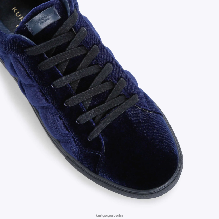 Kurt Geiger Männer London Laney Samtdecke 882RTJ607 | Schuhwerk Marine