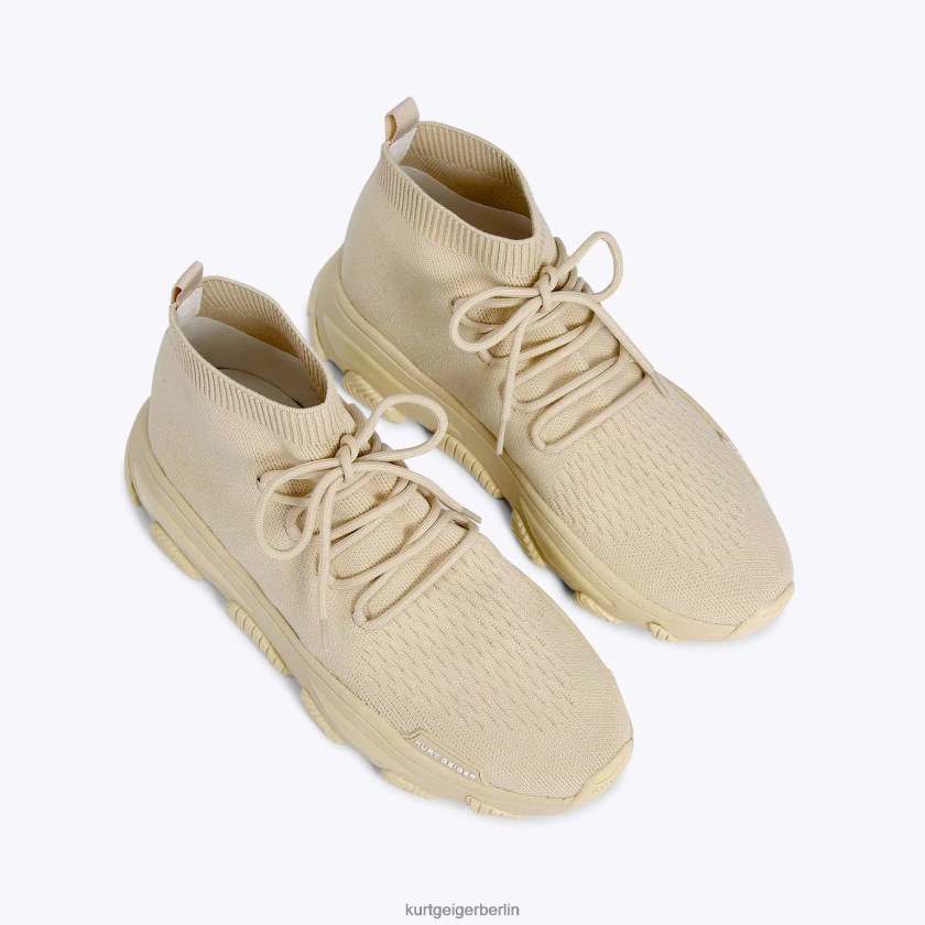 Kurt Geiger Männer London Lettie Strickspitze 882RTJ609 | Schuhwerk Beige