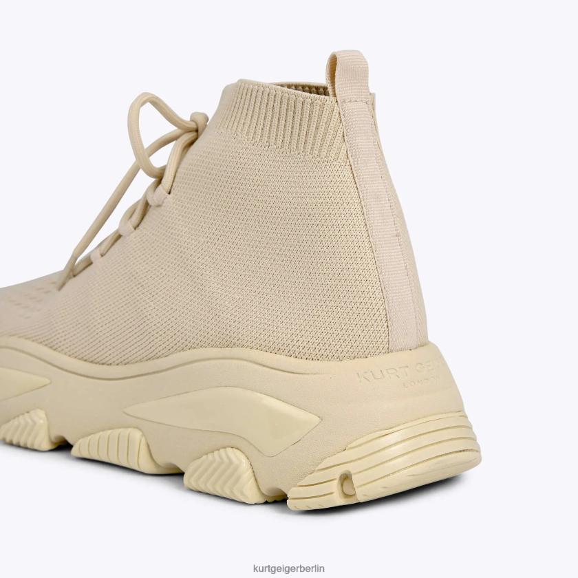 Kurt Geiger Männer London Lettie Strickspitze 882RTJ609 | Schuhwerk Beige